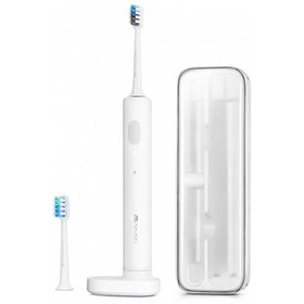 Электрическая зубная щетка DR.BEI BET-C01, звуковая, 31000 движ/мин, 2 насадки, АКБ, белая