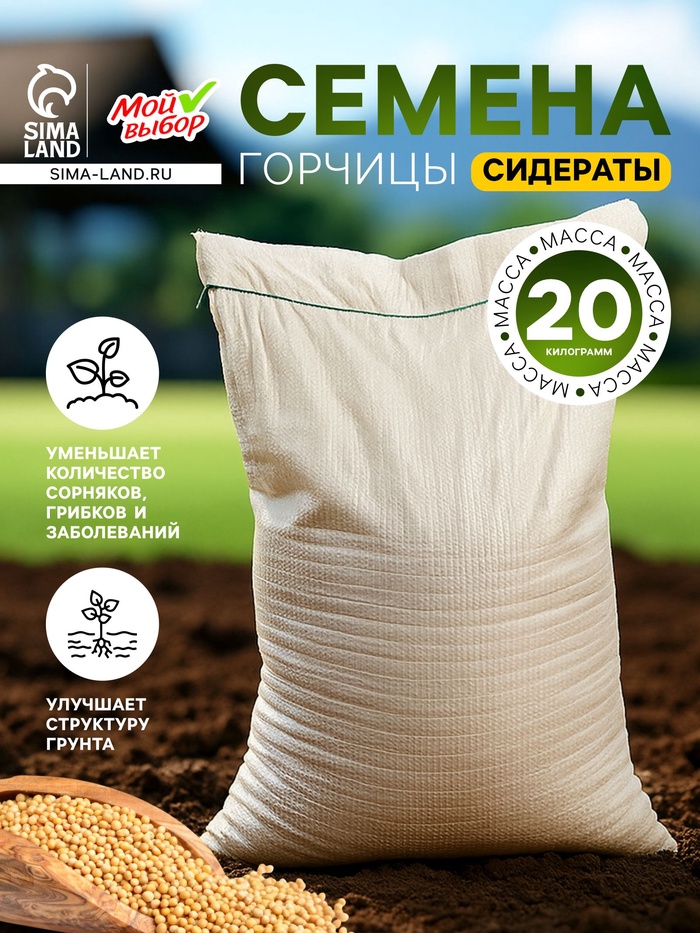 Семена Горчица, «Мой Выбор», 20 кг - Фото 1