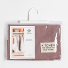Полотенце кухонное «Этель» Kitchen, 40×73 см, сиреневое, хлопок 100%, саржа 220 г/м² - Фото 6