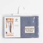 Полотенце Этель Kitchen 40х73 см, цвет синий, 100% хлопок, саржа 220 г/м2 - фото 10279794