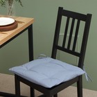 Сидушка на стул Этель Kitchen 42х42 см, цв. синий, 100% хл, саржа 220 г/м2 - фото 2738897