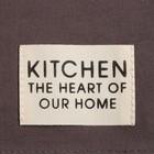 Полотенце кухонное «Этель» Kitchen, коричневое, однотонное, 40×73 см - Фото 3