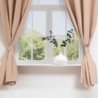 Шторы для кухни для кухни с подхватами «Этель» Kitchen, 150×180 см, комплект - 2 шт., бежевые - Фото 7