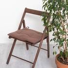Сидушка на стул Этель Kitchen 42х42 см, цвет коричневый, 100% хлопок, саржа 220 г/м2 - Фото 1
