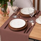 Дорожка на стол Этель Kitchen 40х150 см, цвет коричневый, 100% хлопок, саржа 220 г/м2 - Фото 3