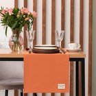 Дорожка на стол Этель Kitchen 40х150 см, цвет оранжевый, 100% хлопок, саржа 220 г/м2 - фото 6165272