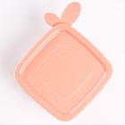 Детская тарелка Lalababy Play with Me Birdie с мягкой крышкой, цвет розовый - Фото 3