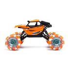 Джип радиоуправляемый «Триал», управление жестами, гиропульт, 4WD, работает от аккумулятора, цвет оранжевый - фото 24240884