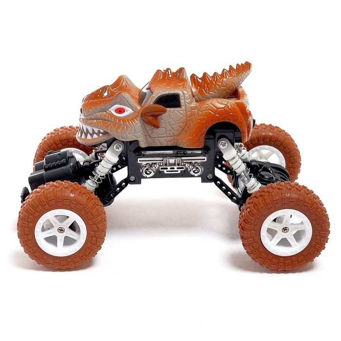 Джип радиоуправляемый «Дино», масштаб 1:22, работает от аккумулятора, цвет коричневый 54536