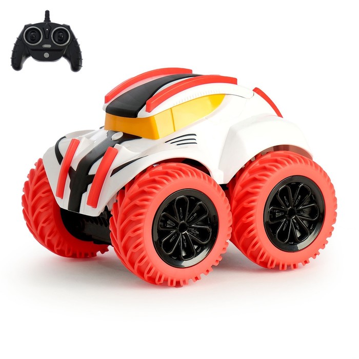 Джип-амфибия радиоуправляемый «Король двух стихий», работает от батареек, цвет белый - Фото 1