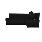 Кухонный уголок «Вена», без стола, 1960×780×1160 мм, искусственная кожа marvel, цвет black - Фото 5