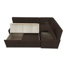 Кухонный уголок «Вена», без стола, 1960×780×1160 мм, искусственная кожа marvel, цвет chocolate - Фото 4