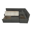 Кухонный уголок «Вена», без стола, 1960×780×1160 мм, искусственная кожа marvel, цвет grey - Фото 4