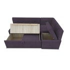 Кухонный уголок «Вена», без стола, 1960×780×1160 мм, искусственная кожа marvel, цвет plum - Фото 4