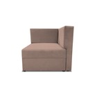 Диван модульный прямой «Бергамо», велюр dream, цвет desert/grey - Фото 2