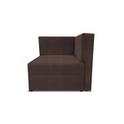 Диван модульный прямой «Бергамо», велюр dream, цвет chocolate/beige 9036914 - фото 319789198