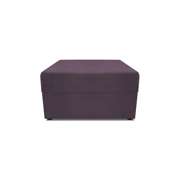 Пуф в прихожую «Бергамо», 777×777×780 мм, велюр, цвет dream plum - Фото 1