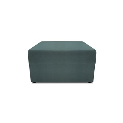 Пуф в прихожую «Бергамо», 777×777×780 мм, велюр, цвет dream mint