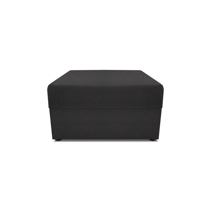 Пуф в прихожую «Бергамо», 777×777×780 мм, велюр, цвет dream grafit - Фото 1