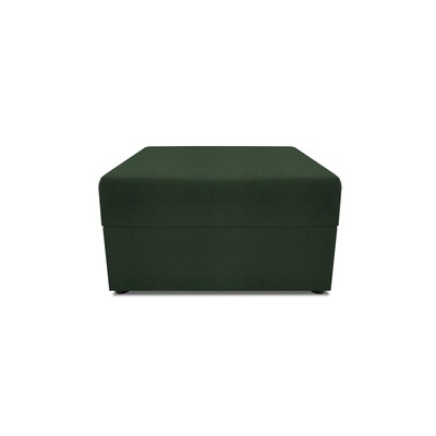 Пуф в прихожую «Бергамо», 777×777×780 мм, велюр, цвет dream forest