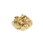 Гвозди ТУНДРА, декоративные, обивочные, фактурные, 11×16 мм, золото, фасовка 50 шт. - Фото 6