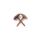 Гвозди ТУНДРА, декоративные, обивочные, фактурные, 11×16 мм, медь, фасовка 50 шт. - Фото 11