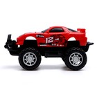 Машина радиоуправляемая «Скорость», работает от батареек цвет красный - фото 25511854