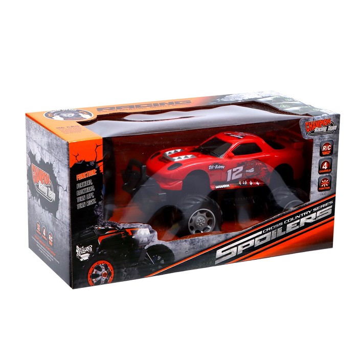 Машина радиоуправляемая «Скорость», работает от батареек цвет красный 54544