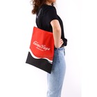 Сумка шопер «Сахар и вода» 35 х 0,5 х 40, отд без молнии, без подклада, красная - фото 42873444