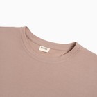 Костюм женский (футболка, шорты) MINAKU: Casual collection цвет бежевый, размер 48 - Фото 7