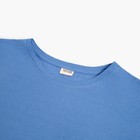 Костюм женский (футболка, шорты) MINAKU: Casual collection цвет голубой, размер 48 - Фото 8