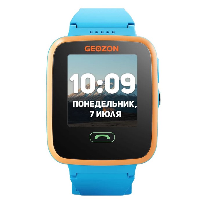 Детские смарт-часы Geozon Aqua G-W04BLU, 1.44", IPS, SIM, камера, GPS, 600 мАч, синие - фото 51455790