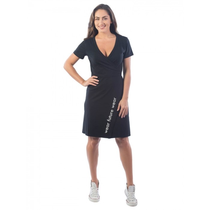 Платье женское wear future wear, размер 54, цвет черный - Фото 1