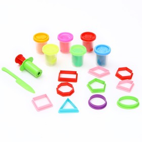 Набор для лепки детский «Тесто-пластилин. Формы и фигуры»