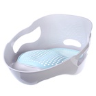 Горка для купания, цвет белый/голубой, +0 мес, 47х30х19 см - Фото 8