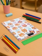 Дневник школьный для 1-11 классов, «Собачка и фразочки ПАТТЕРН», твёрдая обложка 7БЦ, глянцевая ламинация, 40 листов - Фото 2