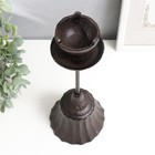 Подсвечник чугун на 1 свечу "Рим" 30,5х11,8х11,8 см - фото 21620627