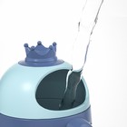 Ковш пластиковый для купания и мытья головы, детский банный ковшик «Корона», 400 мл., с леечкой, цвет голубой - Фото 6
