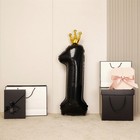 Воздушный шар фольгированный 40" «Цифра 1 с короной» - Фото 3