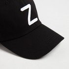 Кепка с символикой Z, MINAKU цвет чёрный, размер 58 - Фото 4
