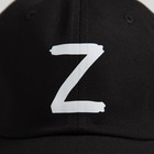 Кепка с символикой Z, MINAKU цвет чёрный, размер 58 - Фото 6