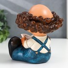 Фигурка настольная подставка для очков «Дедуля с книгой», полистоун, 13×10×11 см - фото 21621138