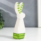 Фигурка керамика «Синьор зайчик в зелёных штанишках», 3.5×5.5×13 см  (артикул 7386576)  большой выбор товаров оптом и в розницу по низким ценам с доставкой