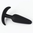 Анальная пробка конус, софт-силикон, 22×85 мм, черный - Фото 2