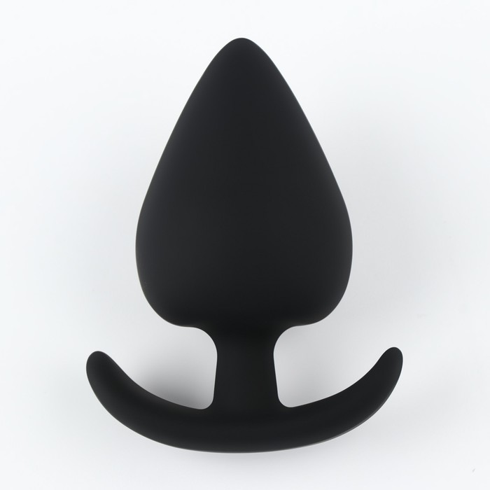 Анальная пробка Оки-Чпоки, силикон Soft-touch, D = 35 мм, черный - Фото 1