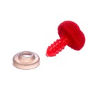 Носик винтовой с заглушкой, ворсистый, набор 8 шт., размер 1 шт.: 1.3×1.2 см - Фото 2