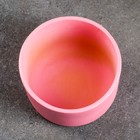 Кашпо "Овал" 14х12см, пыльная роза - фото 42873506