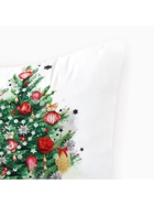 Подушка новогодняя Этель «Новогодняя ель», 40×40 см, 100% п/э, велюр - Фото 5