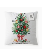 Подушка новогодняя Этель «Новогодняя ель», 40×40 см, 100% п/э, велюр - Фото 8