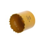 Коронка биметаллическая ТУНДРА, 48 мм, M16 с дополнительной фиксацией - Фото 3